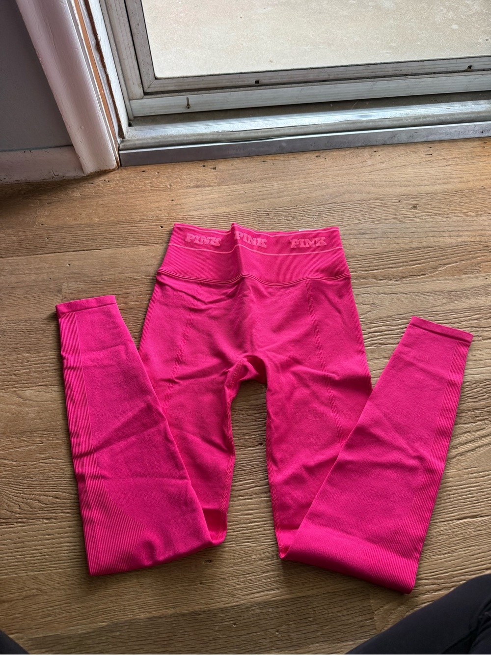 PINK Victoria's Secret Seamless High-Waist Leggings - Hot Pink